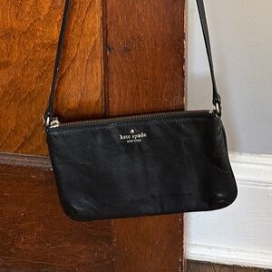 Kate Spade Black Leather Crossbody Bag